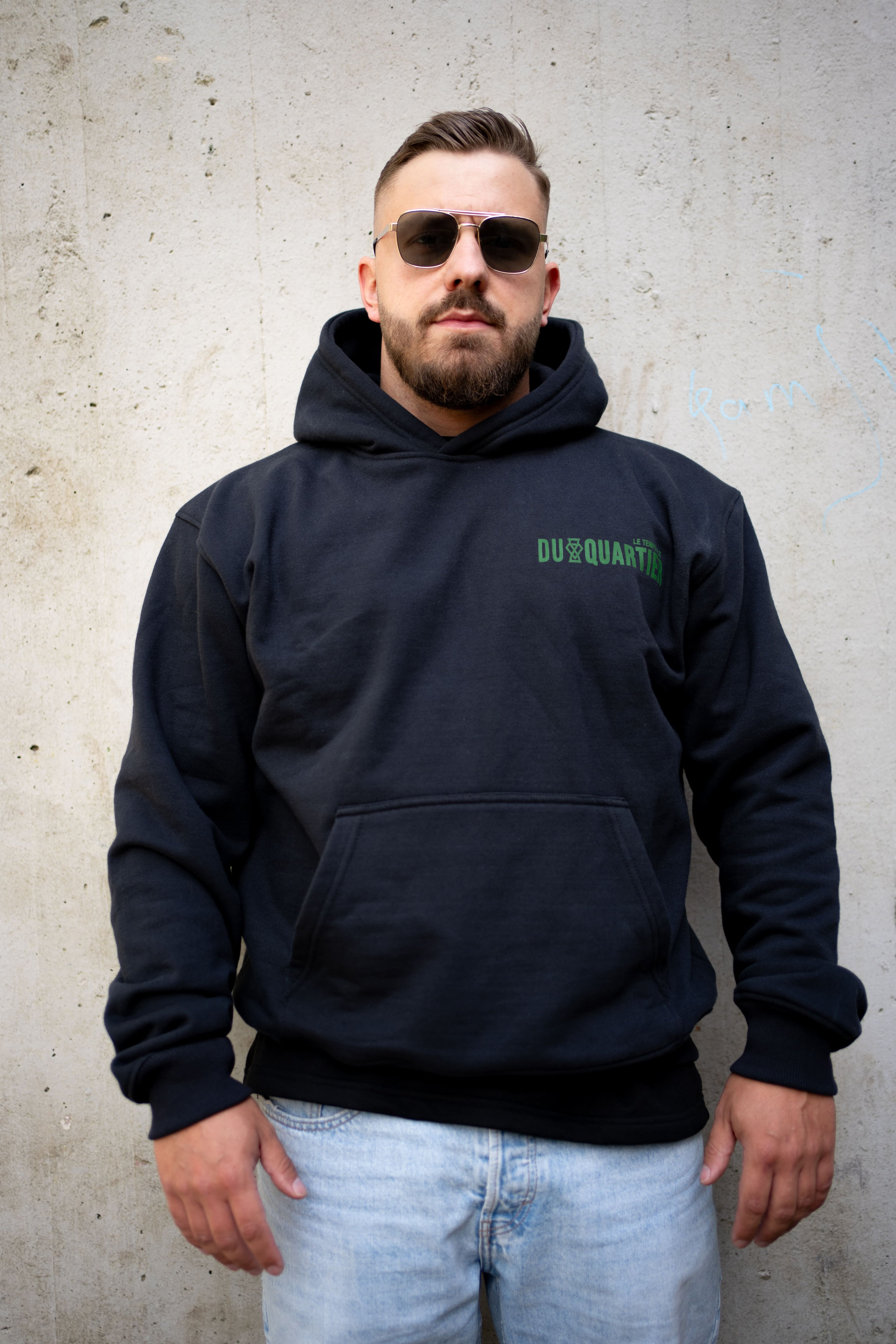 HOODIE LETTERZ BLACK