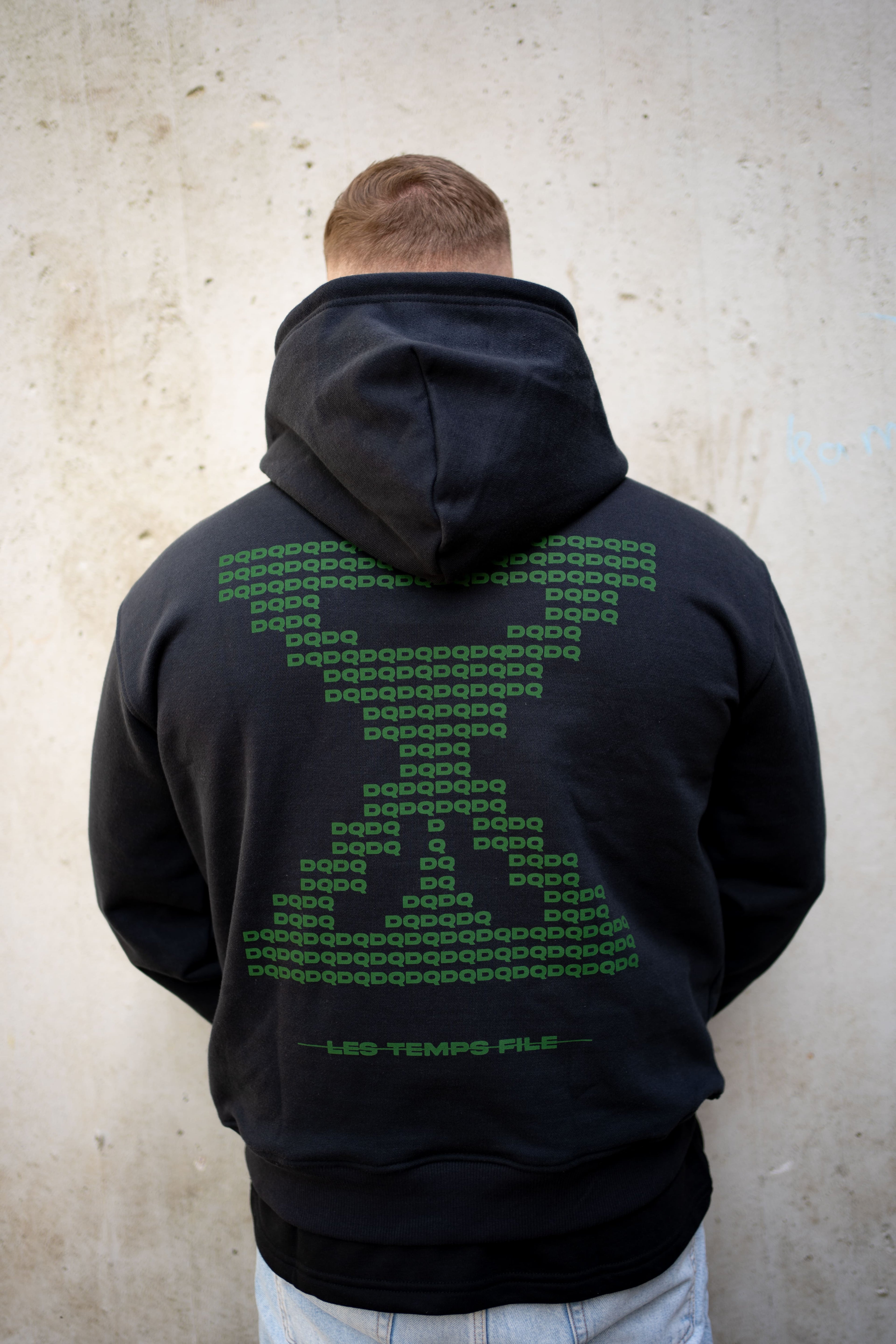 HOODIE LETTERZ BLACK