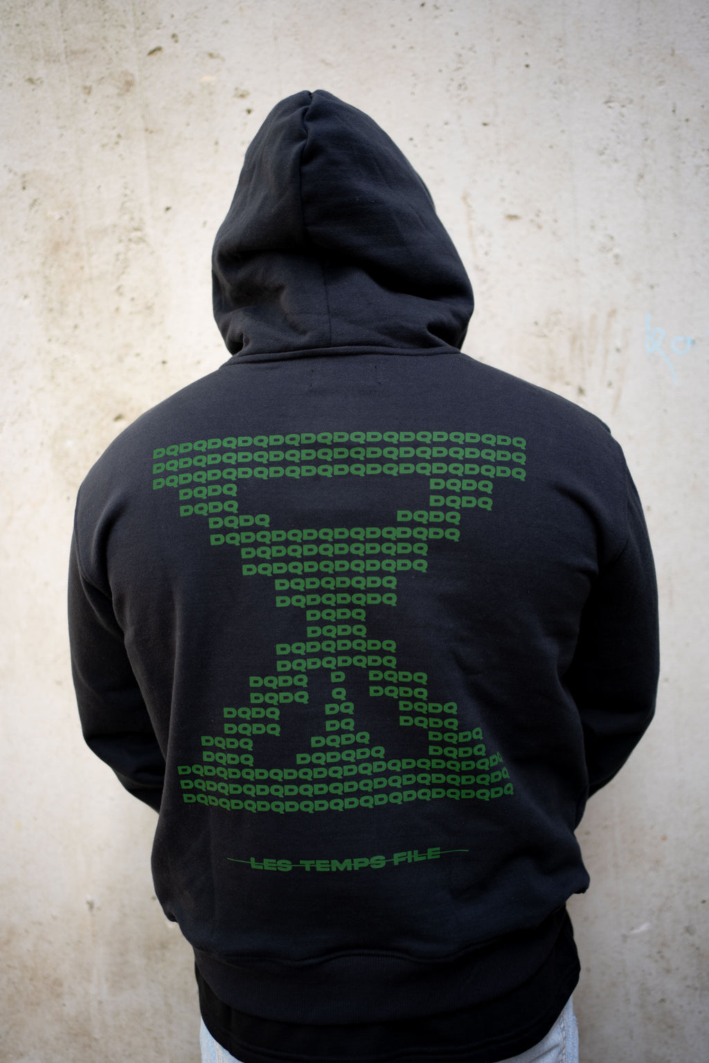 HOODIE LETTERZ BLACK