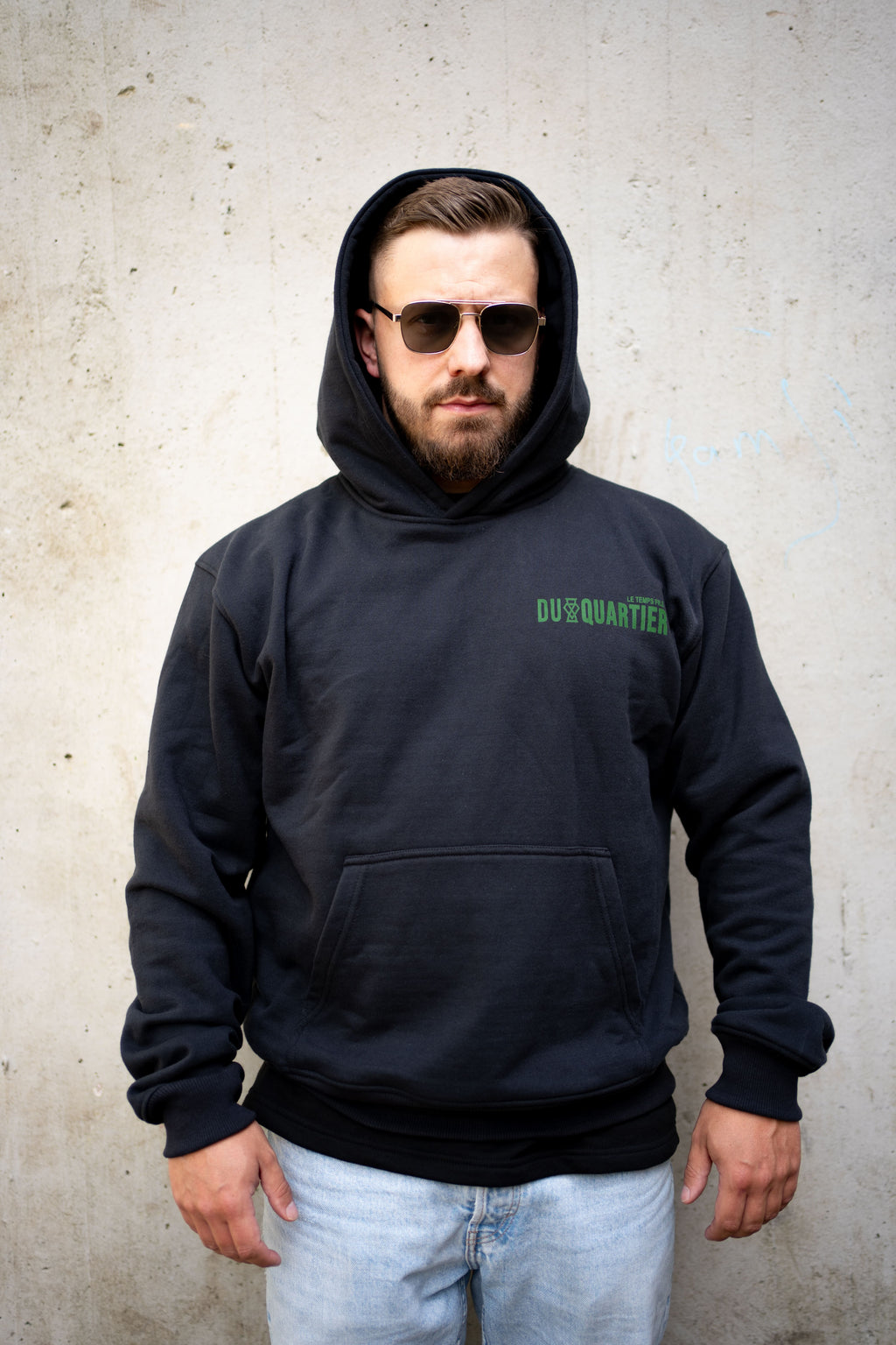 HOODIE LETTERZ BLACK